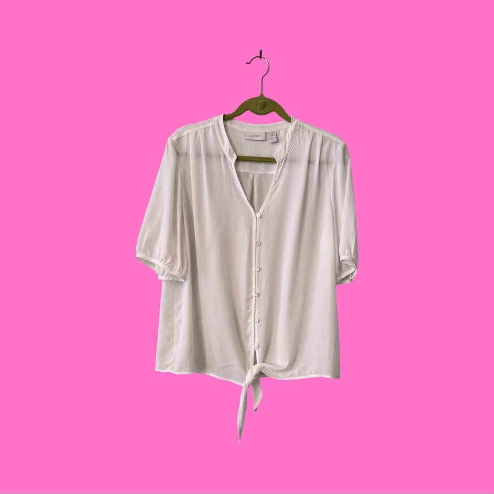 Chico's Elegant White Blouse